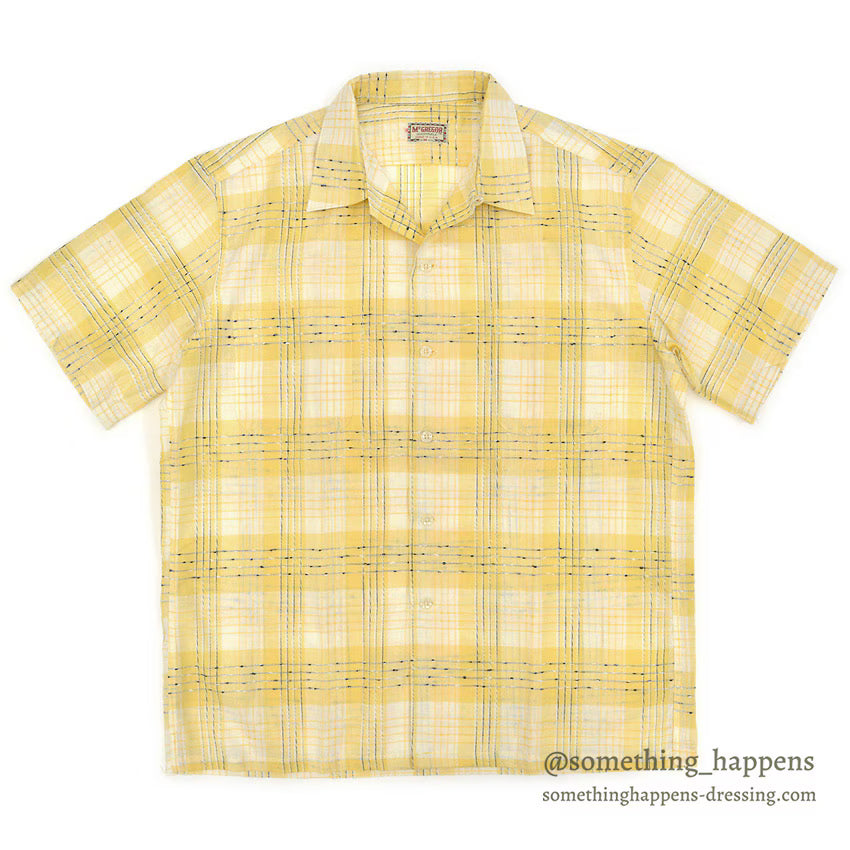1950's DEADSTOCK McGREGOR ALL COTTON S/S SHIRT...M