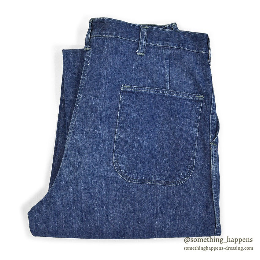1940's WW2 DENIM TROUSERS ... W34