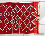 ANTIQUE NAVAJO RUG RED/ORANGE LARGE SIZE ... 165cm/115cm