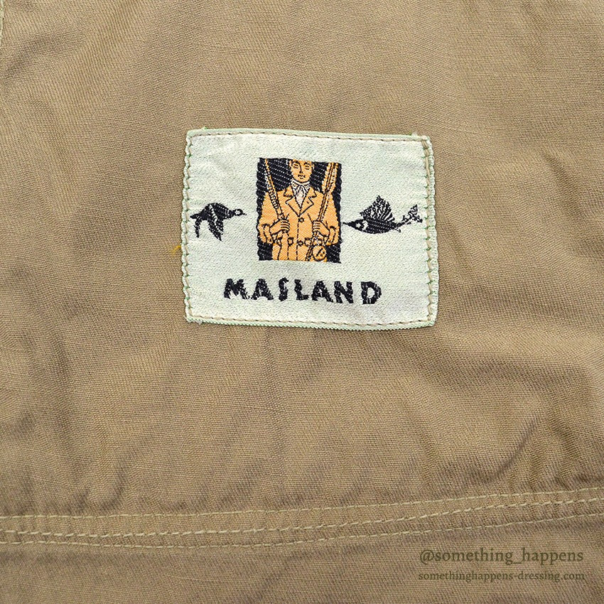 1950's MASLAND NO COLLAR SHOOTING JACKET ...