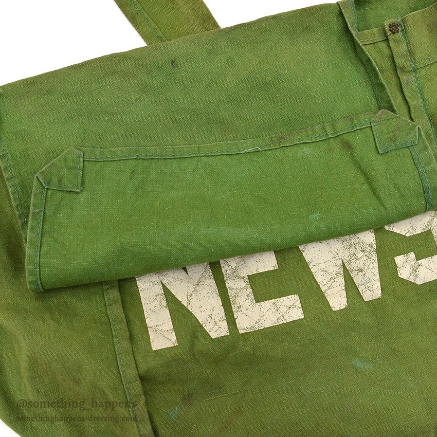 c.1930's ''NEWS'' NEWS PAPER BAG / RARE COLOR ...