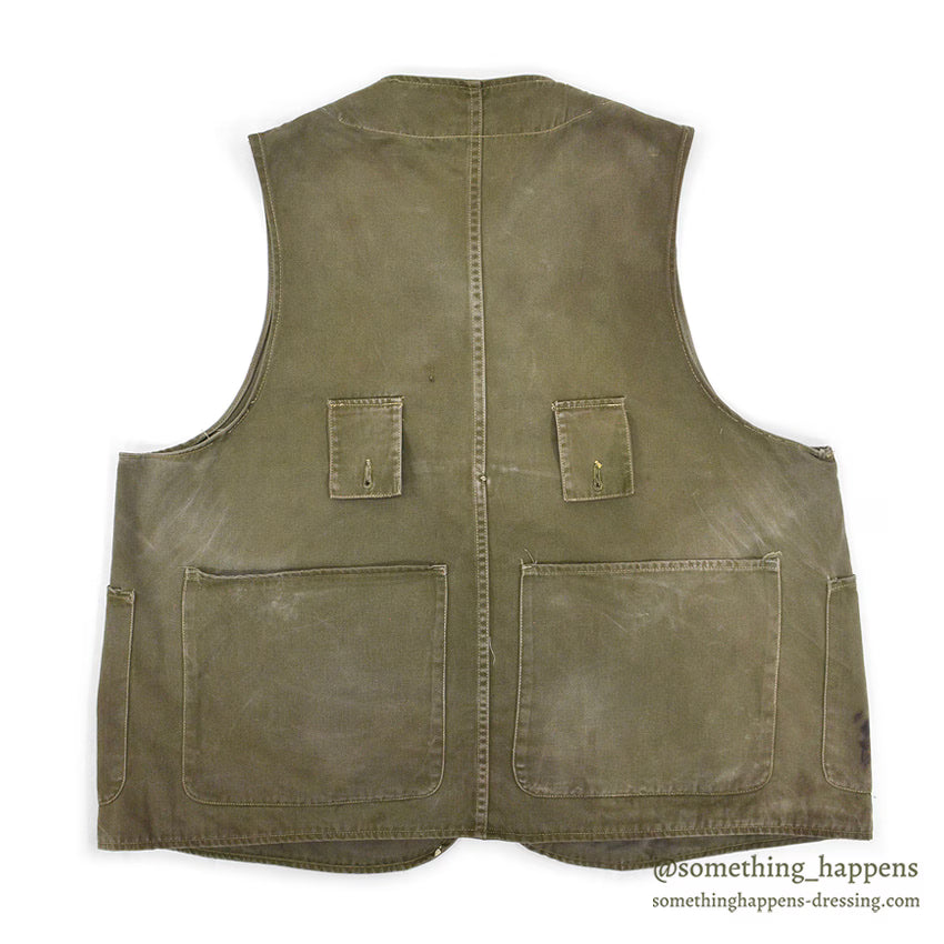 1930's~ L.L.BEAN FISHING VEST / RARE COLOR ...