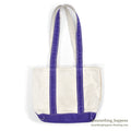 1970's LLBEAN BOAT AND TOTE PURPLE WITH ZIPPER POCKET / RARE... SMALL