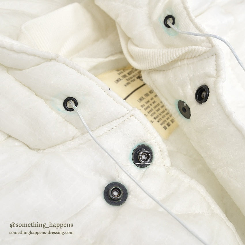 1980's U.S.MILITARY LINER, FOOD INSPECTOR'S SMOCK ... MEDIUM