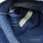 1940's CAN'T BUST'EM WW2 DENIM OVERALL / UNUSUAL DETAIL ... W36/L29