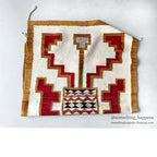 c.1940's NAVAJO RUG / RARE PATTERN / SMALL RUG IN RUG ... 128cm/74cm