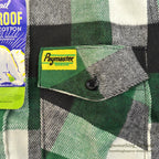 1970's~ DEADSTOCK FROST PROOF PAYMASTER FLANNEL SHIRT...M
