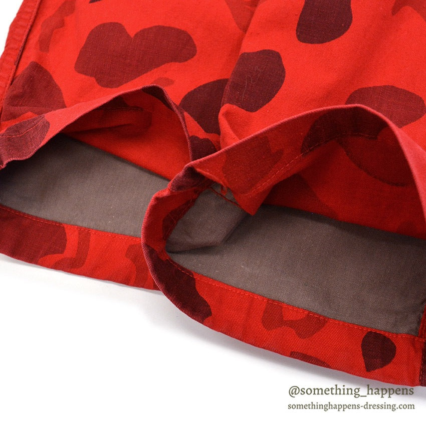 1960's VIST-O-FLAGE RED DUCK HUNTER CAMO PANTS... W31/L28