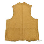 1950's BLUE BILL HUNTING VEST / HALF MOON POCKET...