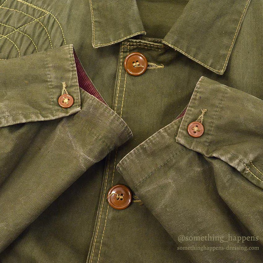 1940's FIELD MASTER HUNTING COAT / OLIVE... 44