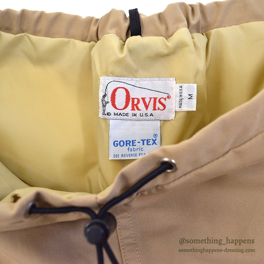 1980's DEADSTOCK ORVIS GORE-TEX PANTS / SAND ... M