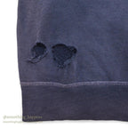1960's CHAMPION NAVY FADED SWEAT SHIRT ... Fits XL