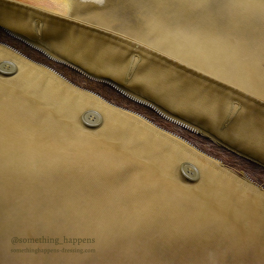 1940's WW2 N-1 DECK JACKET / PORTRAIT PAINT, SUPER RARE...
