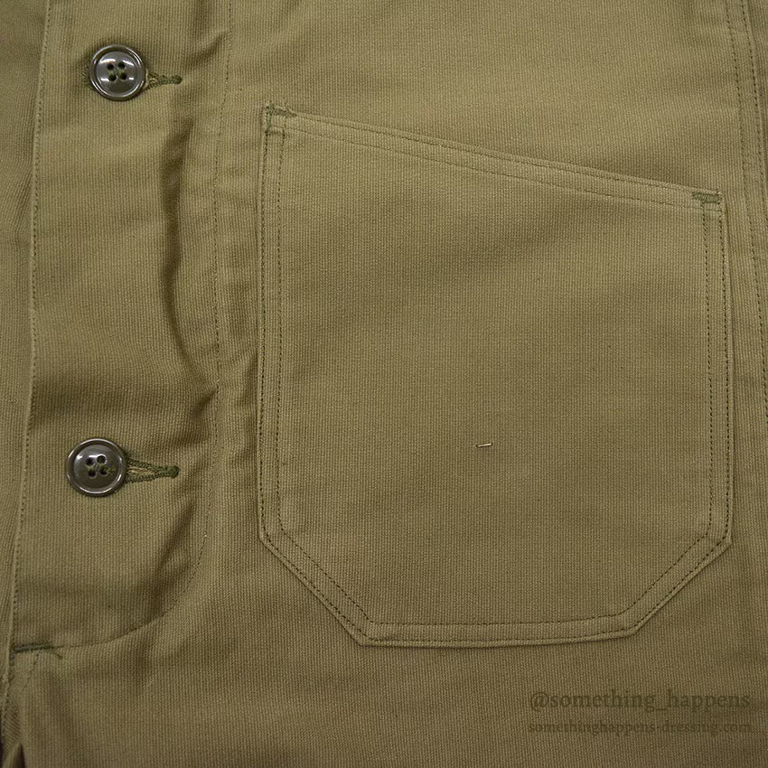 ~1950's DEADSTOCK USNAVY N-1 DECK BIB OVERALL ... SMALL