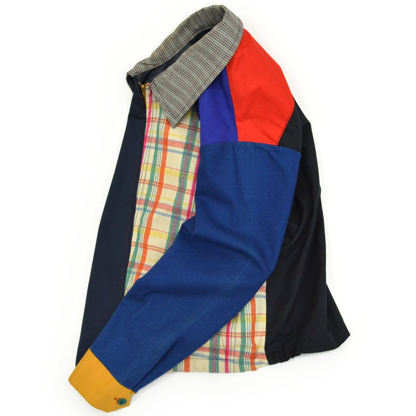 60's~ Crazy Pattern Zip up Jacket...