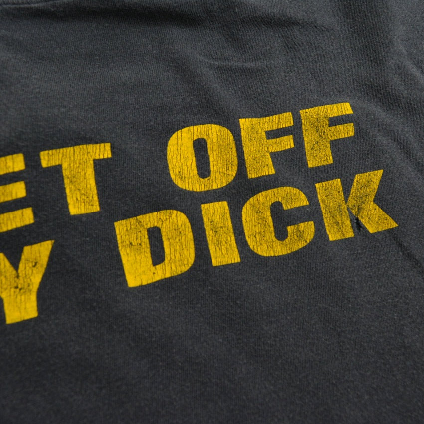 80's BEASTIE BOYS 'GET OFF MY DICK' 1986 T-shirt, distressed... XL