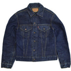 60s Levi's 70505-0317 BIG-E Dark Navy Blanket... Size 38