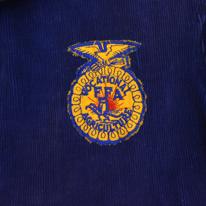 40's FFA embroidery button front jacket, rare... 42