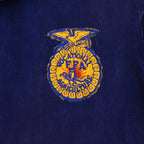40's FFA embroidery button front jacket, rare... 42