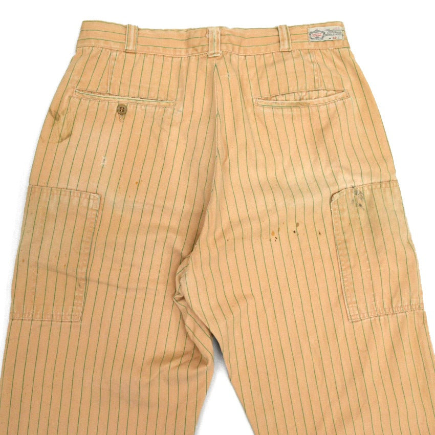 60's 'REVERSIDE MASTERBILT' Coca-Cola HBT Work Pants... 