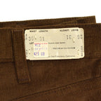 80's Deadstock Levi's 519 Corduroy Pants Brown ... W36×L31