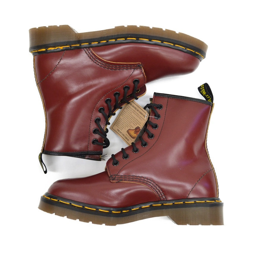 90's〜 デッドストック Dr Martens 8ホール ブーツ チェリーレッド イングランド製... UK5