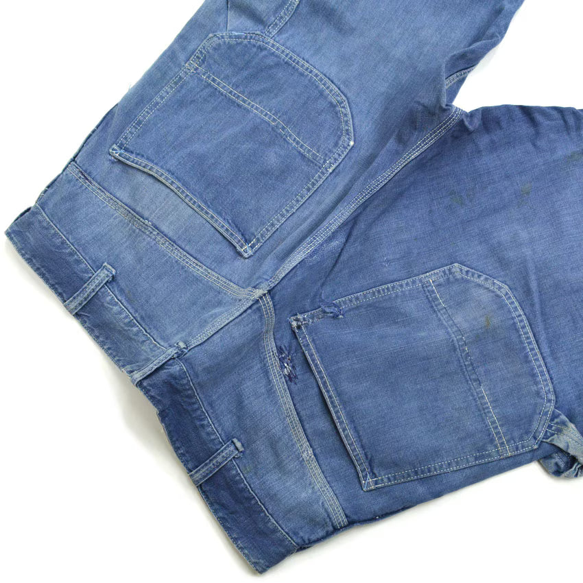 60's Sears VATDYED Denim Painter Pants... W33 x L29