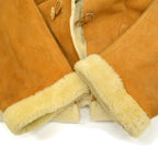 70's Mouton Jacket Wood Toggle Button...