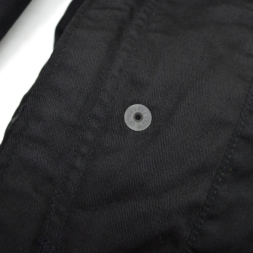 90's Deadstock ALPHA M-65 Black ALL COTTON ... SR
