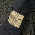 1950s University Town Salt and Pepper Wool Tailored Jacket...