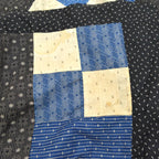 Circa 1880's~1920's Indigo Black Antique Quilt Top... 214cm×190cm