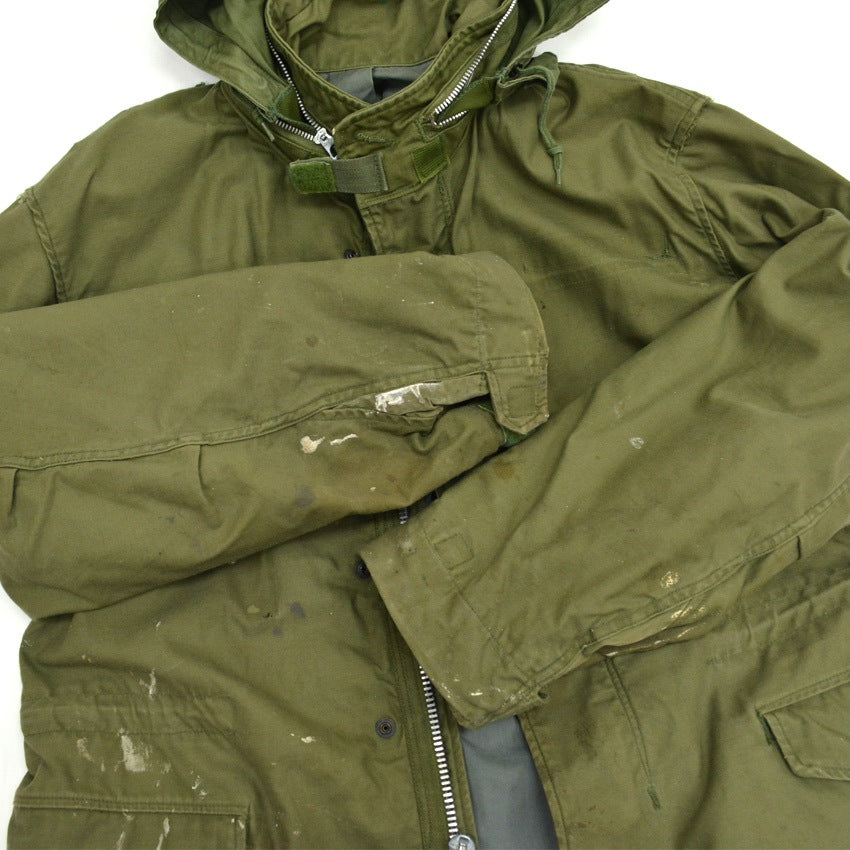 60's US ARMY M-65 2nd type, gray liner... SHORT-SMALL
