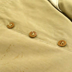 1940s US ARMY M-1943 Khaki Chino Pants with Gas Flap... W32 x L31