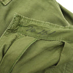 60's US ARMY Jungle Fatigue Pants, 1969 Modified... SMALL