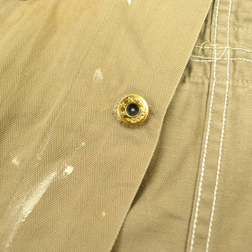 ~50's BEN DAVIS BROWN HBT SHOP COATS...42R