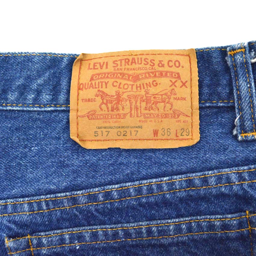80's Levi's 517 Denim Pants... W34.5 L28