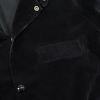 90's K-BRAND BLACK PLAIN CORDUROY JACKET...XL