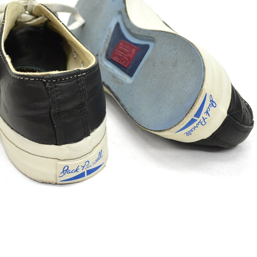 90's CONVERSE ジャックパーセル レザー ブラック 箱付き ... 8