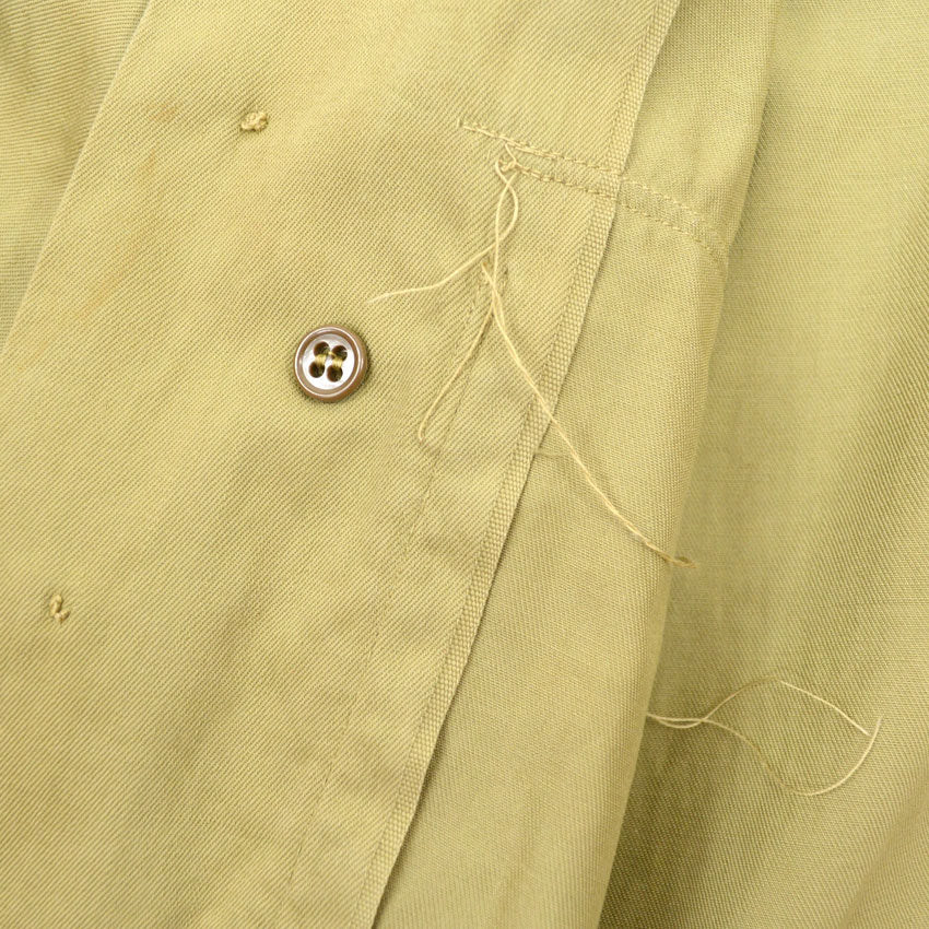 40's USAAF ww2 Pilot Officer Dress Cotton Shirt with CBI Patch...