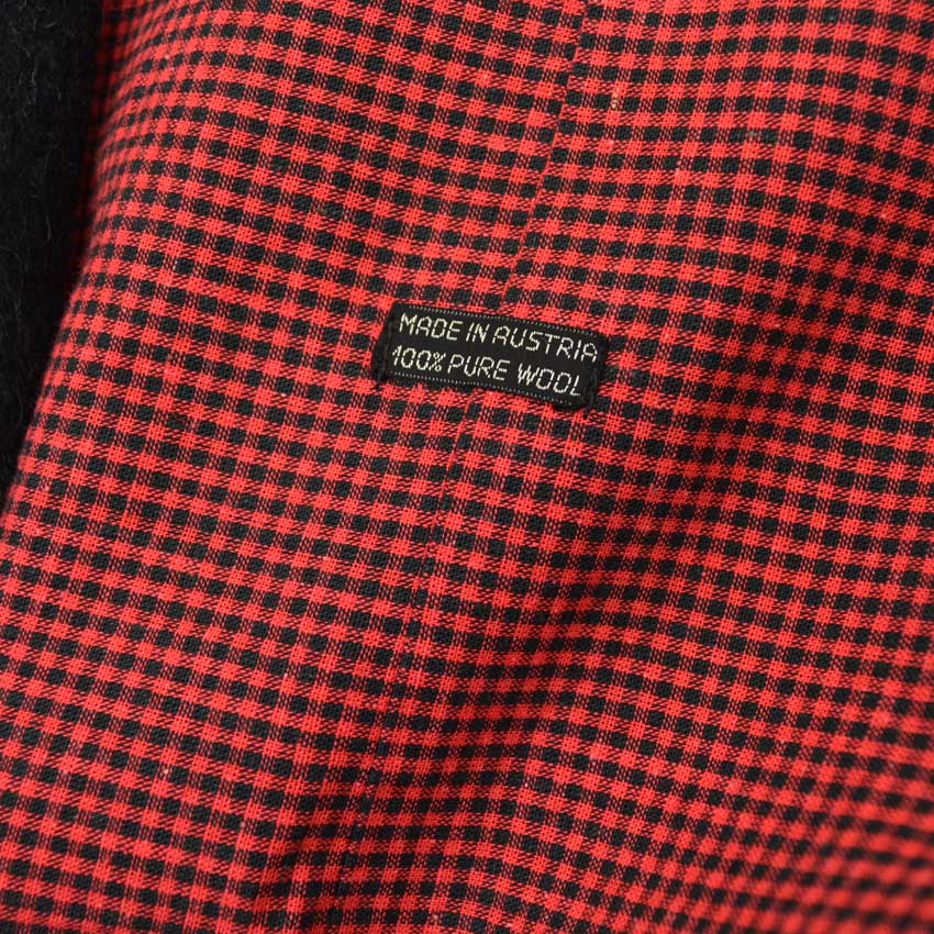 ~40's BLACK PURE WOOL TIROL JACKET...
