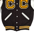 EMBROIDERY USA FULL PATCH VARSITY JACKET...S