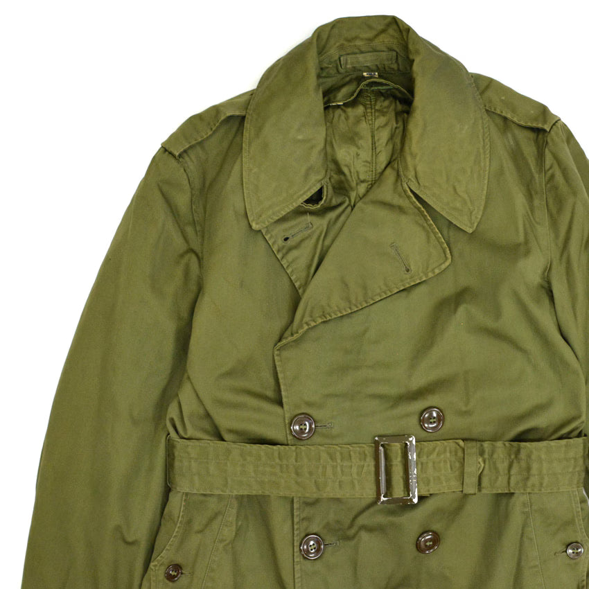 50's U.S.ARMY OVERCOAT COTTON O.G.107 CUTTER TAG付き ... S-R