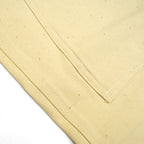 1970s Deadstock Lee Off-White Overalls, Double Knee, with Apron, Lot.C44SB ... W40 L30