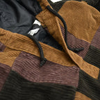 ~1990's IXCHEL CORDUROY PATCHWORK PULLOVER HOODIE... L