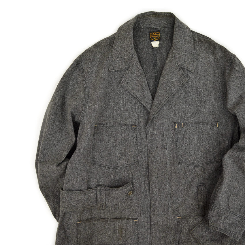 ~1940's UNIVERSAL UNIFORM CO. COVERT MECHANIC COAT & HATS...