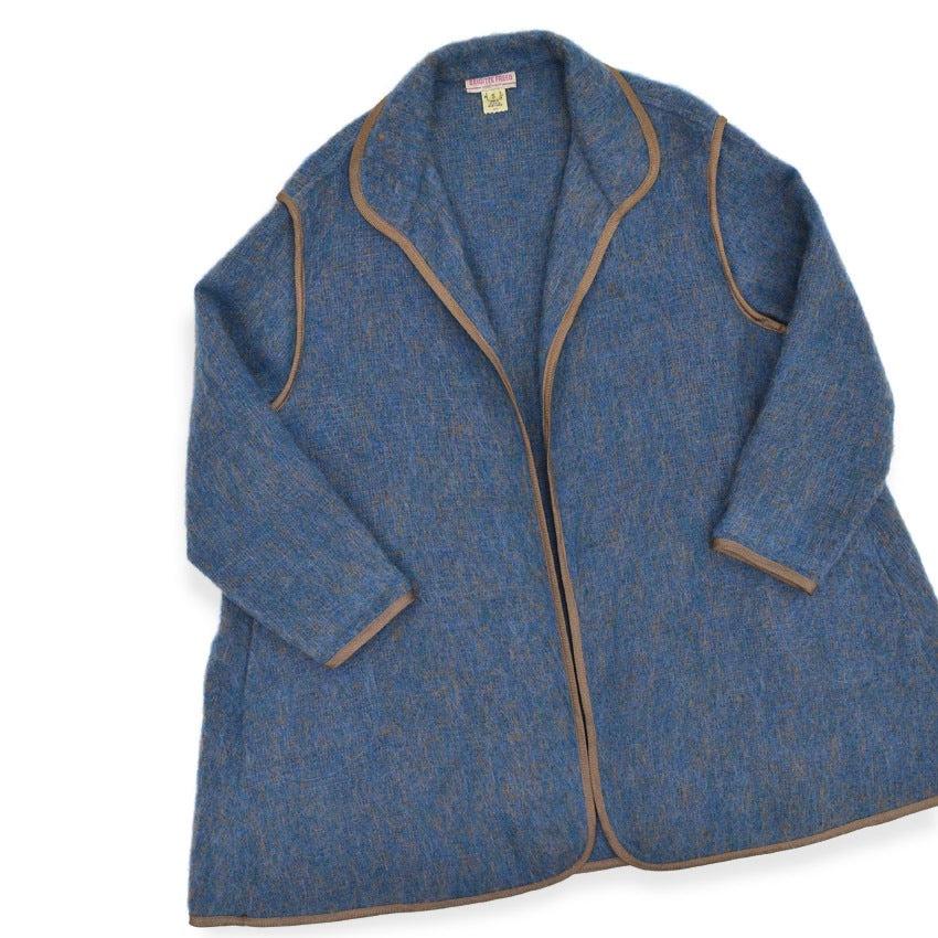 1970's~ BRIGITTE FREED 100% MOHAIR COAT MADE IN NEW YORK ... S