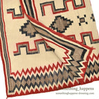 c.1930's NAVAJO RUG 卍 WHIRLING LOG SWASTIKA... 148cm×106cm