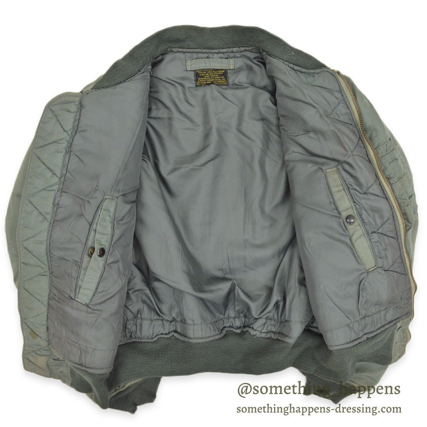 1950's USAF MA-1 FLIGHT JACKET ALBERT TURNER & CO., INC. ... MEDIUM