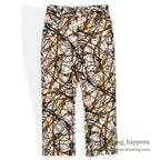1960's~ PURITAN ART PAINT PRINT COTTON PANTS... W33 L28