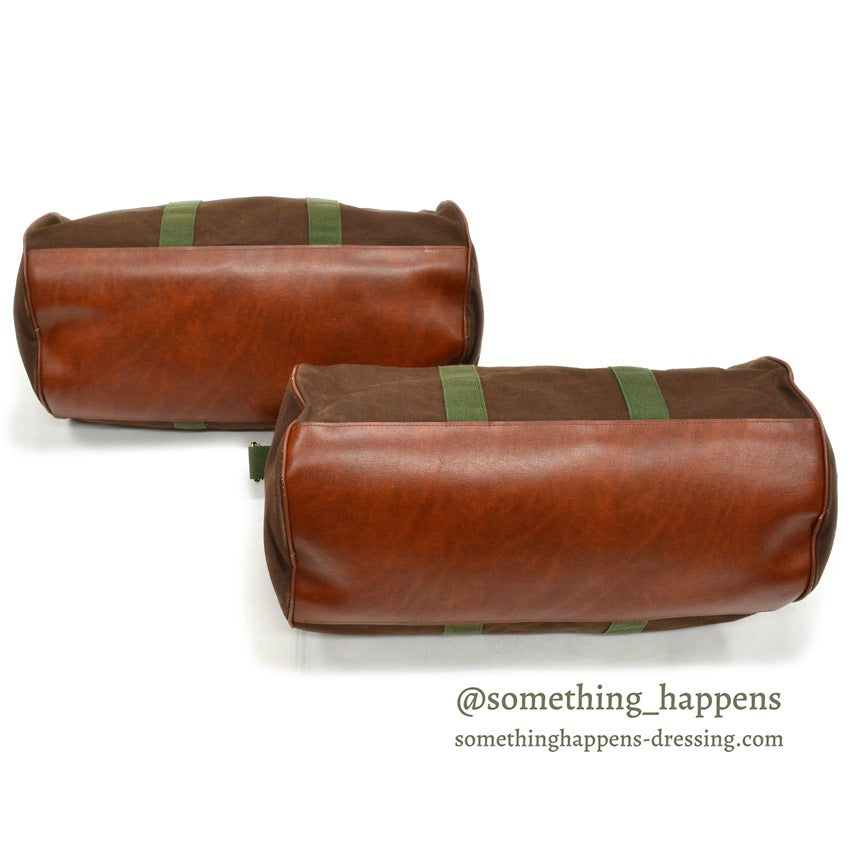 1980's DEADSTOCK LLBEAN DUFFLE BAG WITH ORIGINAL STRAP...